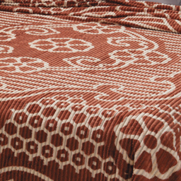 Colcha Chenille Canelada Casal Bruna Jolitex 2,20 X 2,40 M - Marrom - 4