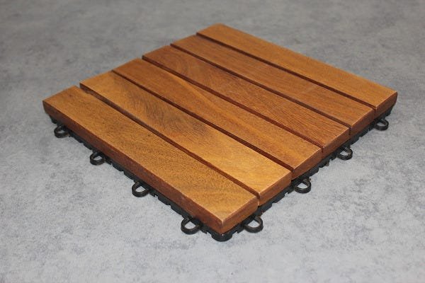 Deck Modular 6 Ripas 30x30 Kit 48 Peças (4m²) - 4