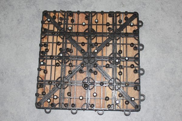 Deck Modular 6 Ripas 30x30 Kit 48 Peças (4m²) - 5