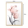 Quadro para Decoração da Sala Rosa Floral Jardim - 4