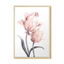 Ver imagem 1 de Quadro para Decoração da Sala Rosa Floral Jardim
