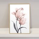 Ver imagem 2 de Quadro para Decoração da Sala Rosa Floral Jardim