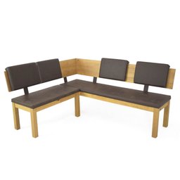 Conjunto Canto Alemão 6 Lugares de Madeira Maciça Berlim - 6