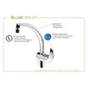 Ver imagem 4 de Misturador Monocomando Cozinha Mesa Allure 2257 C71 - Lorenzetti Cromado