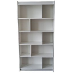 Estante Meia Colméia 100% Mdf Branco - Suprema Móveis - 1