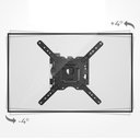 Ver imagem 4 de Suporte Tv Articulado de Parede para Telas 32 a 55 P4 Nb