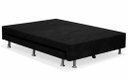 Ver imagem 3 de Cama Box Casal C/ Cama Auxiliar Suede 40x138x188 - Santo Box:preto