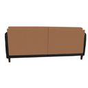 Ver imagem 4 de Sofá 3 Lugares Modular Filipi 2,12m Sala Recepção Clínica:corino Terracota/corino Preto