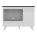 Ver mais imagens de Balcão para Cooktop e Forno 105cm 1 Porta 1 Gaveta Veneza Multimóveis Mp2258 - Branco