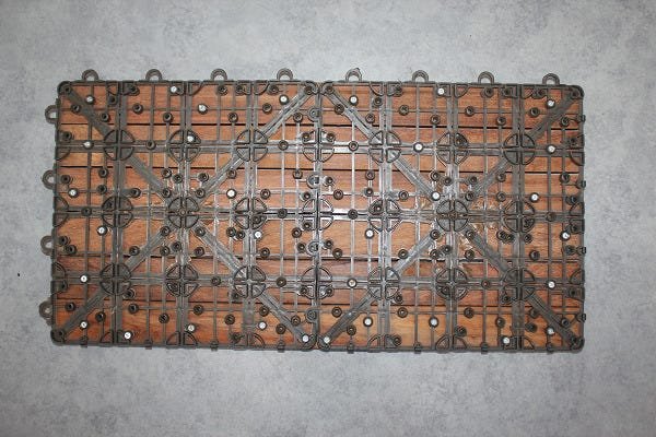 Deck Modular 6 Ripas 30x60 Kit 3 Peças (0,5M²) - 5