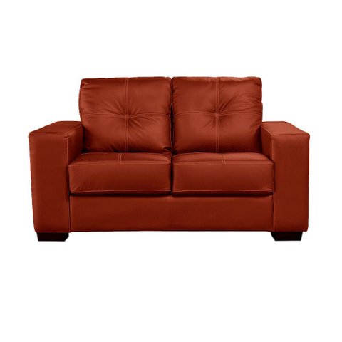 Sofá 2 Lugares Olga 151cm Marrom - Sallar Home