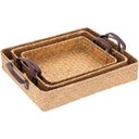 Ver imagem 5 de Kit 3 Bandejas Decorativa para Servir Fibra Natural Home&Co