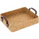 Ver imagem 4 de Kit 3 Bandejas Decorativa para Servir Fibra Natural Home&Co