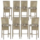 Ver imagem 1 de 8 Banqueta em Alumínio Roma Fendi Corda Náutica Tecido 6
