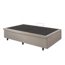 Ver mais imagens de Cama Box Baú 96x203x34 Solteirão Cm Linho com Pistão a Gás