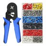 Alicate Crimpar Ilhos Tubolar 0,25 A 10mm² + 1200 Terminais - 1