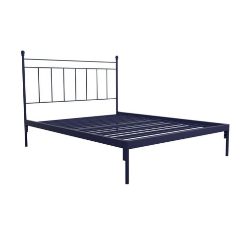 Cama de Ferro Romana Casal Comum Peseira Reta