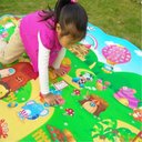 Ver imagem 3 de Tapete Infantil Térmico 180x120 Tatame Educativo Dupla Face Impermeável para Bebê Atividades Brincad