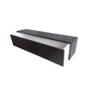 Ver imagem 6 de Aparador Suspenso com 1 Gaveta Deslizante Preto 90x15x15