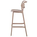 Ver imagem 4 de Kit 4 Banquetas Altas Empilhável Enjoy Rivatti 105 Cm (altura) em Pp Cor Fendi com Proteção Uv