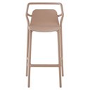 Ver imagem 3 de Kit 4 Banquetas Altas Empilhável Enjoy Rivatti 105 Cm (altura) em Pp Cor Fendi com Proteção Uv