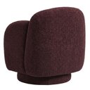 Ver imagem 7 de Poltrona Decorativa Avany Base Giratória Bouclé Vinho - Nexta Casa