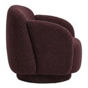 Ver imagem 6 de Poltrona Decorativa Avany Base Giratória Bouclé Vinho - Nexta Casa