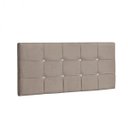 Ver imagem 1 de Painel Solteiro Strass Jordania 100 CM Courino Bege - D A Decor