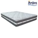 Ver imagem 6 de Cama Box Baú Casal Bipartido Sintético + Colchão Anjos Black Graphite Molas Ensacadas 138x188x64cm B
