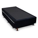 Ver imagem 2 de Cama Box Bicama Auxiliar Solteiro Suede Espuma 8cm 40x78x188 Preto