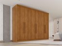 Ver imagem 1 de Guarda-Roupa Casal 100% MDF com 6 Portas e 6 Gavetas 274cm Multimóveis Cinamomo