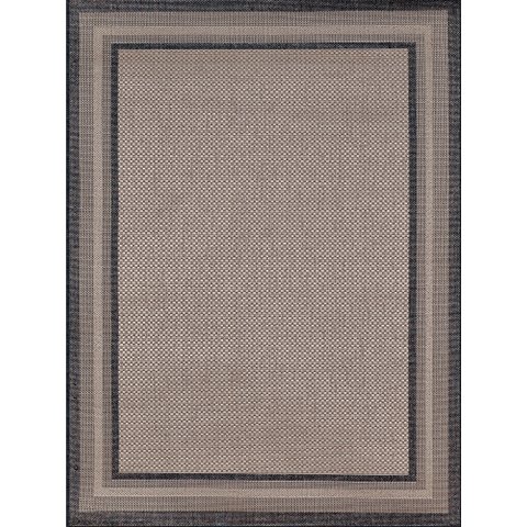 Tapete Sisal Eco Nature Moldura Chumbo 3,00x4,00