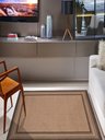 Ver imagem 2 de Tapete Sisal Eco Nature Moldura Chumbo 3,00x4,00