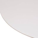 Ver imagem 2 de Mesa Saarinen Lateral Fórmica Branca 42cm - Base Preta