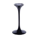 Ver imagem 3 de Mesa Saarinen Lateral Fórmica Branca 42cm - Base Preta
