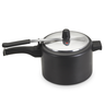 Panela de Pressão Tradicional Preta 4,5L Antiaderente Aluminio Nacional - 2