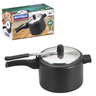 Panela de Pressão Tradicional Preta 4,5L Antiaderente Aluminio Nacional - 1
