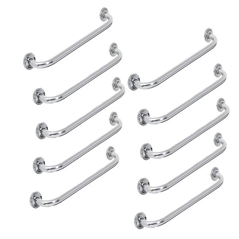 Barra de Apoio Alça Banheiro 60cm Kit 10 und Suporte Idoso Deficiente Cadeirante