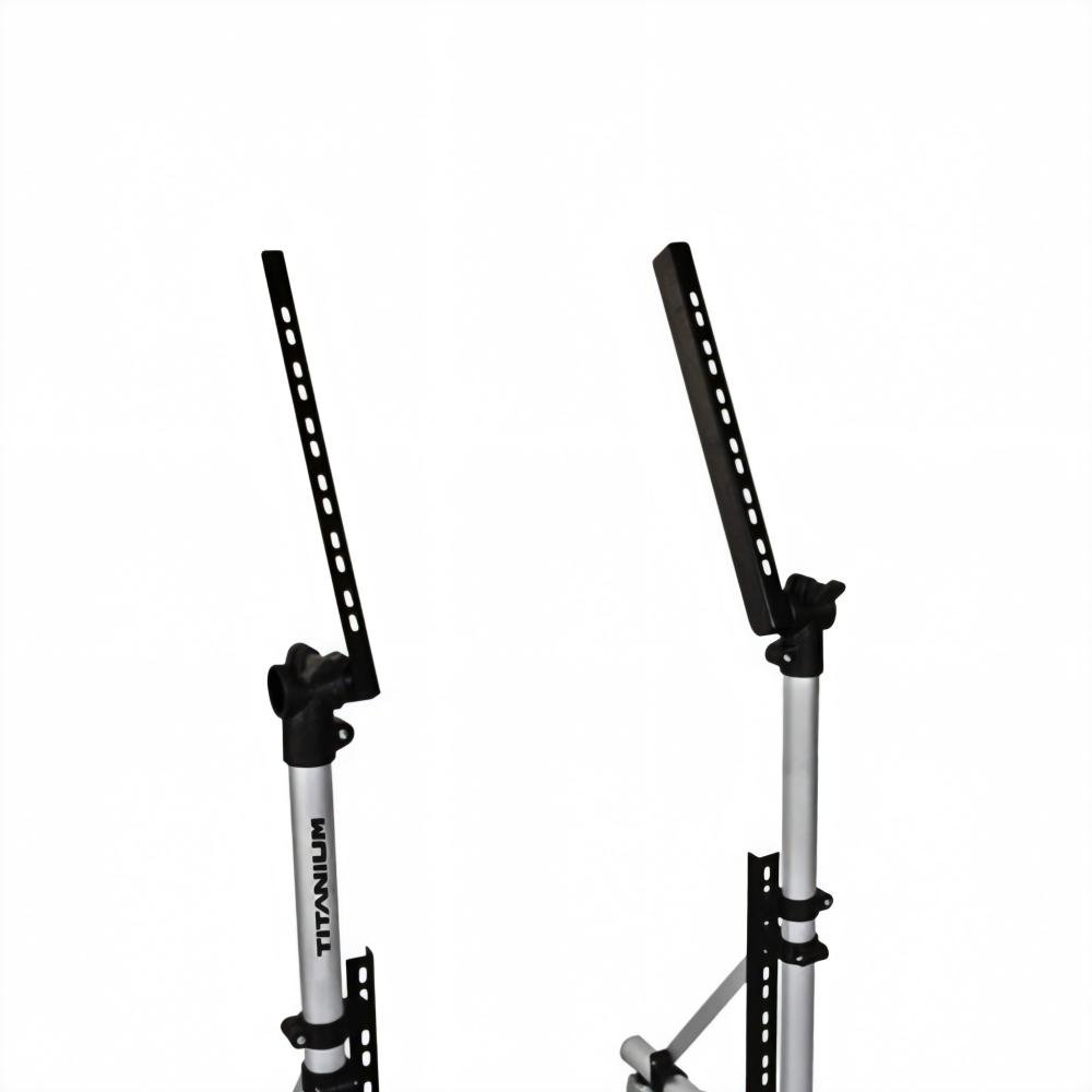 Suporte Profissional Djs Titanium Racks RL80 Para Periféricos Padrão 19" Com Rodas e Travas - 2