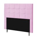 Ver imagem 2 de Cabeceira Solteiro Strass Jordania 90 CM Courino Rosa - D A Decor