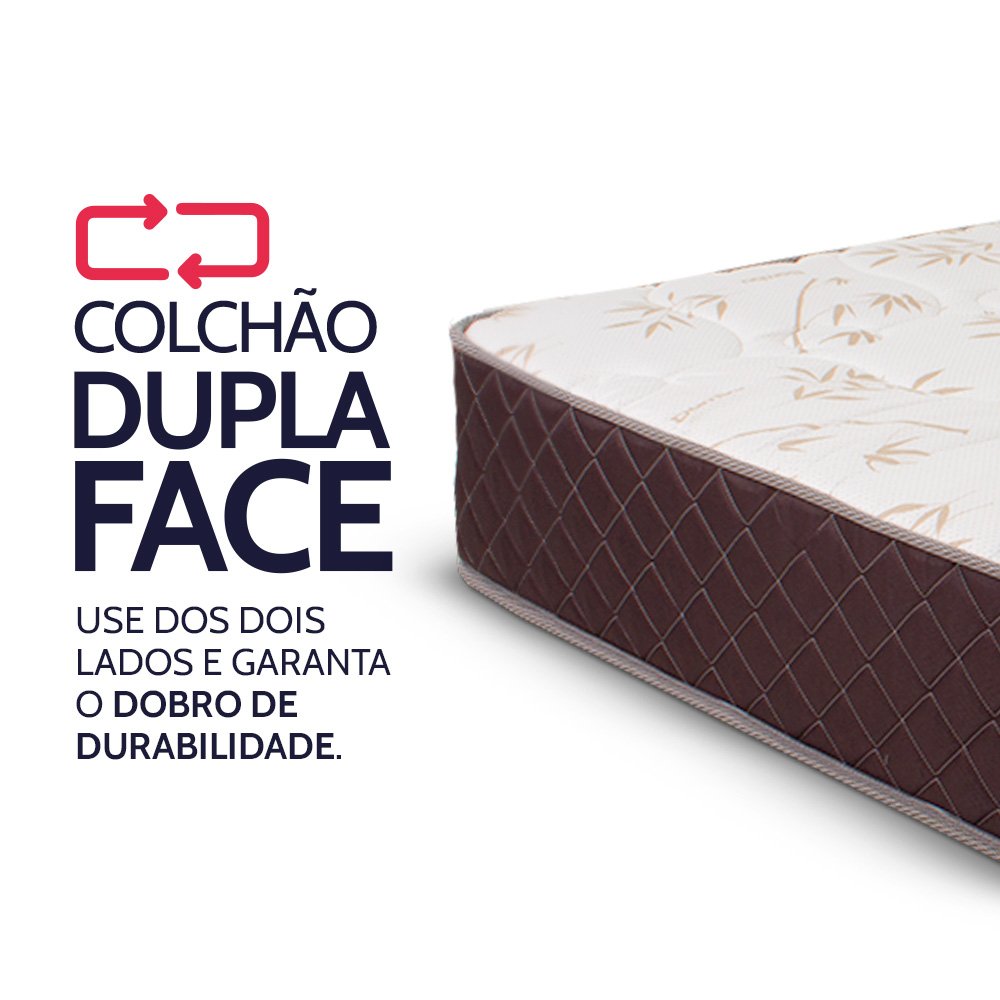 Colchão King Ortopédico D28 Molas Ensacadas a Vácuo 193x203cm Bf Colchões - 4