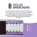 Ver imagem 7 de Colchão King Ortopédico D28 Molas Ensacadas a Vácuo 193x203cm Bf Colchões