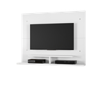 Ver imagem 1 de Painel Sion Com Prateleira 02 Nichos Para TVs De Até 56 Polegadas JCM Moveis Branco