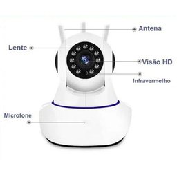 Câmera Ip Wi-fi 360° Visão Noturna Sensor Movimento Alarme - 3