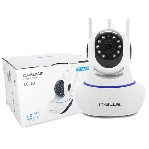 Câmera de Segurança IP Sc-B3 It Blue Visão Noturna