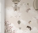 Ver imagem 5 de Papel de parede infantil para quarto de bebê balãozinho M² PP57