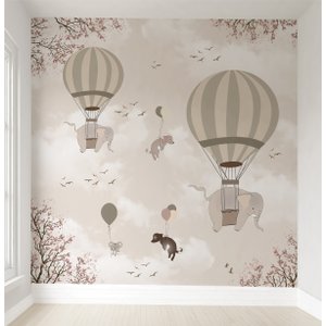 Papel de parede infantil para quarto de bebê balãozinho M² PP57