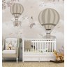 Papel de parede infantil para quarto de bebê balãozinho M² PP57 - 3