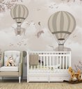 Ver imagem 3 de Papel de parede infantil para quarto de bebê balãozinho M² PP57