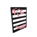 Ver imagem 2 de Quadro 40x30cm Folha Rosa Moldura Preta
